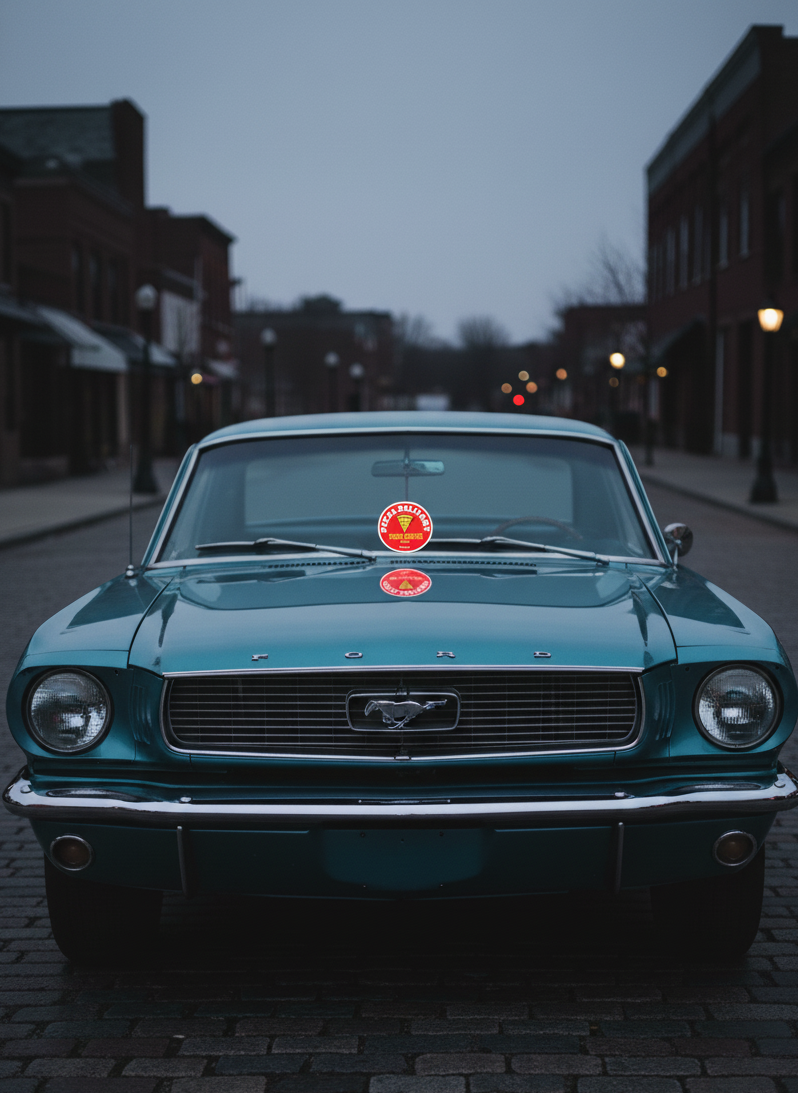 Custom Pizza Delivery LED Car Sign (6" USB Powered) – Personalized Dashboard Lightbox with Name & Phone Number