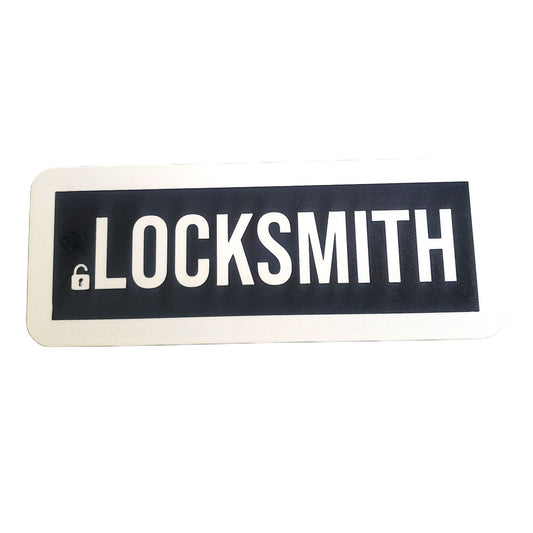 LOCKSMITH LED Sign for Van & Car Dashboard | Made in USA, 5V USB Powered Light Up