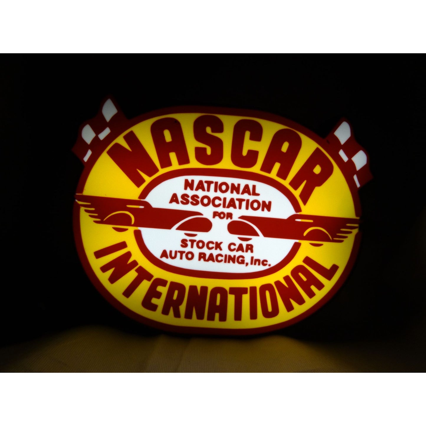 Retro racing International LED Lighted Sign With USB Power