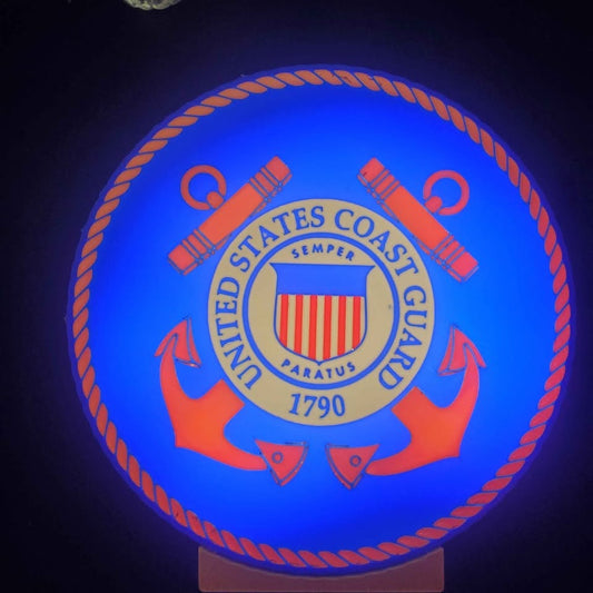 US Coast Guard Light Up Sign