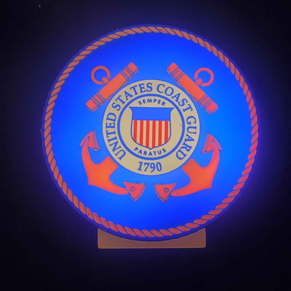 US Coast Guard Light Up Sign