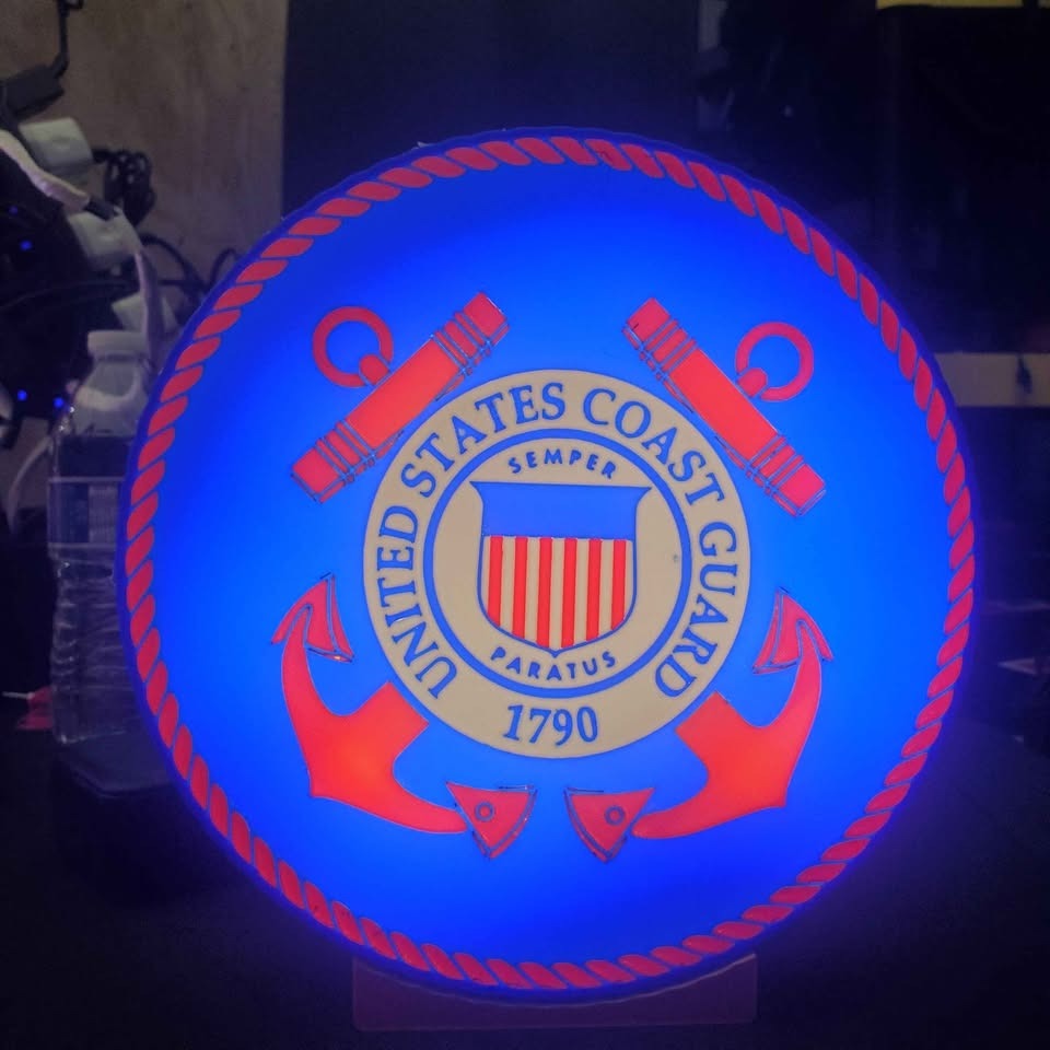 US Coast Guard Light Up Sign