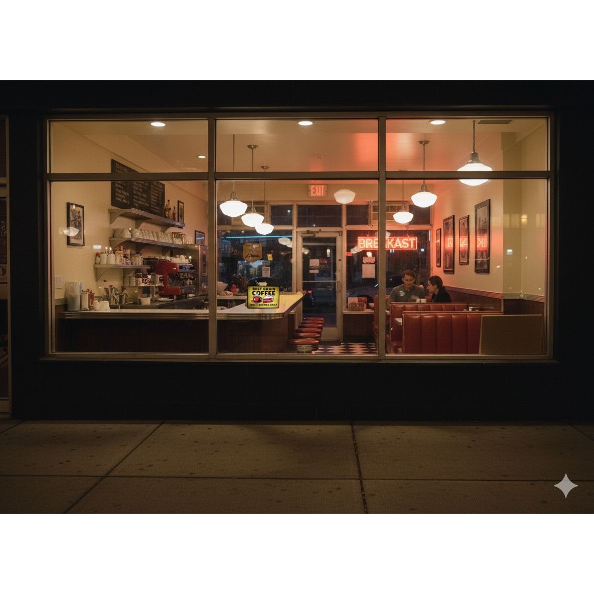 "Best Grain Coffee" LED Light-Up Sign (10"x7") – USB Powered Retro Cafe Lightbox, Bakery Window Display & Coffee Bar Decor