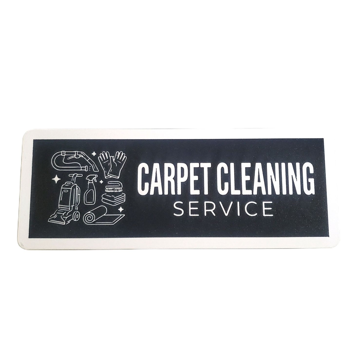 Carpet Cleaning Service Illuminated LED Windshield Light Box Sign | Made in USA