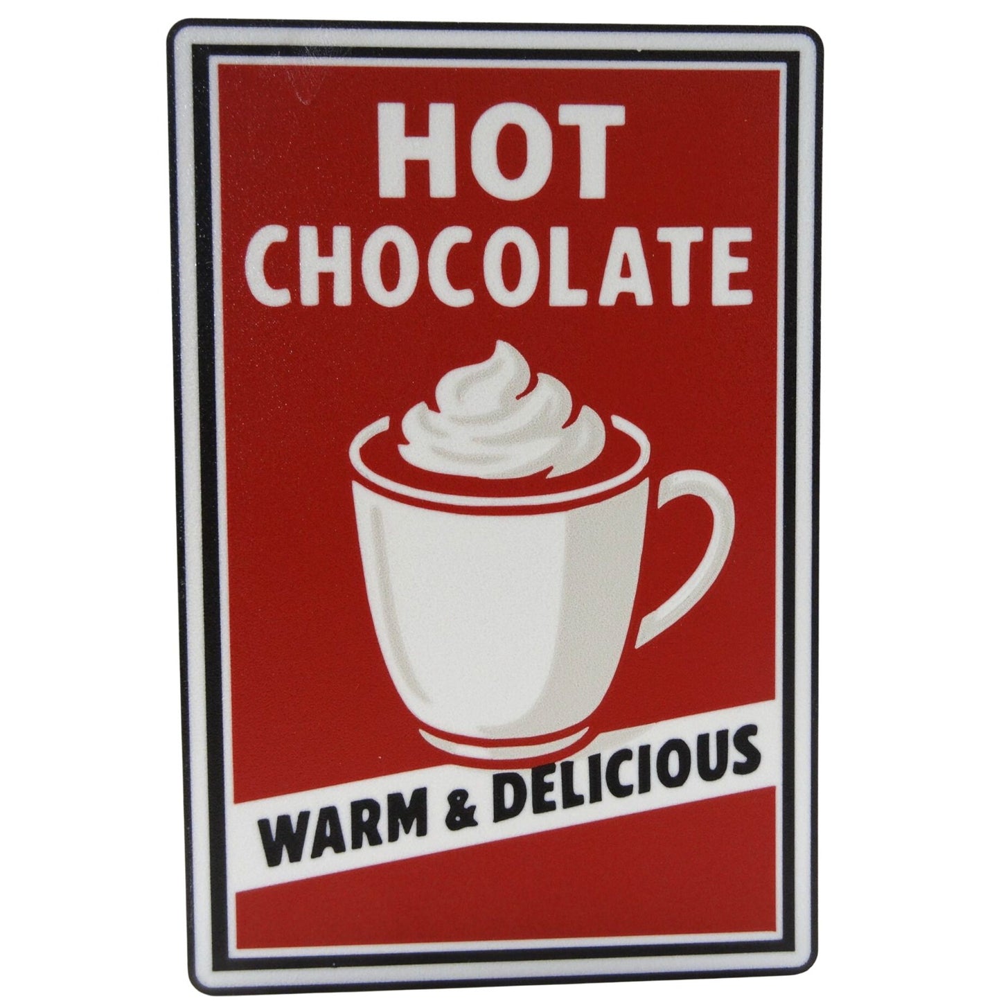 "Hot Chocolate" LED Light-Up Sign – Cozy Cafe Wall Art, Winter Bar Decor & Cocoa Station Lightbox